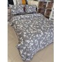 ETEHOMETEX %100 Pamuk Nevresim Takımı ÇİFT KİŞİLİK BAHAR DALI ANTRASİT 8696474232115